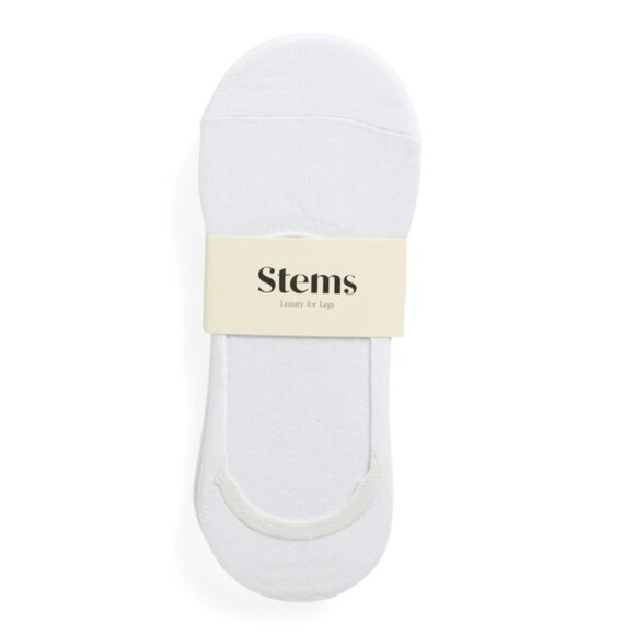 STEMS White 4pk Breathable Invisible Liner Socks - Picture 1 of 1
